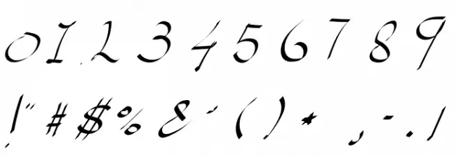 athens_free Font OTHER CHARS