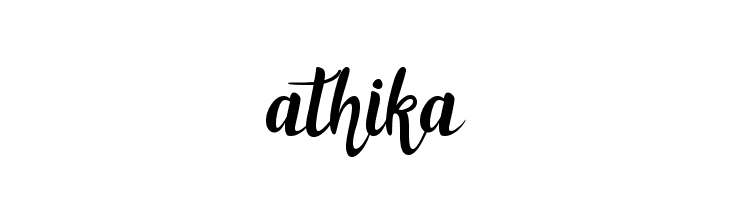 athika  les polices de caractères gratuit tlcharger