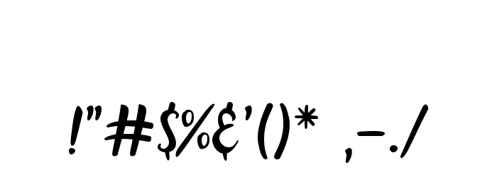 athika Font OTHER CHARS