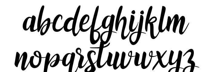 athika Font LOWERCASE