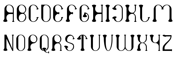 atomic Font LOWERCASE