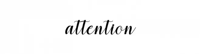 attention  フリーフォントのダウンロード