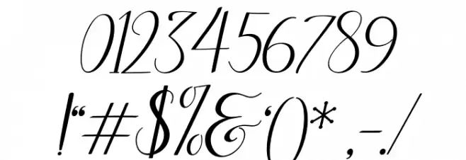 attention Font OTHER CHARS