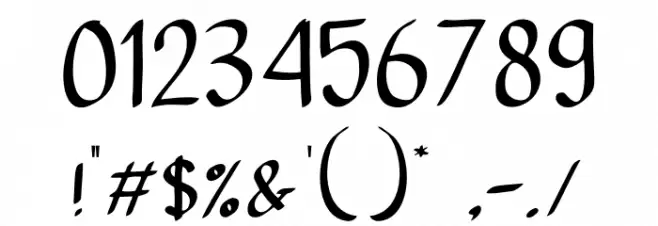 AUFSTEHEN Font OTHER CHARS
