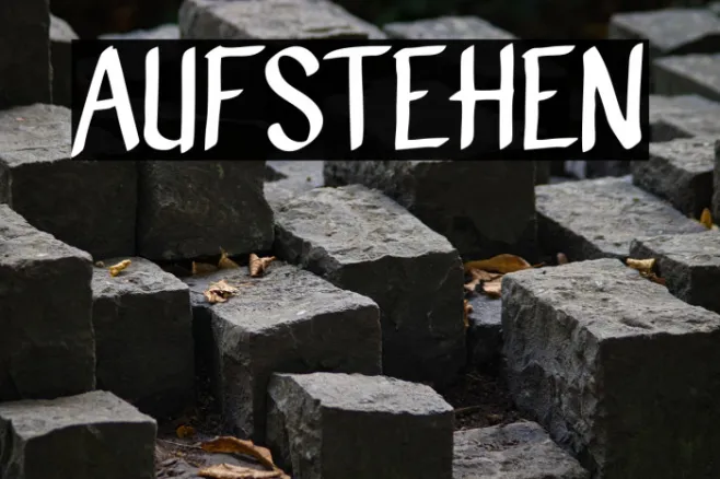 AUFSTEHEN Example 3