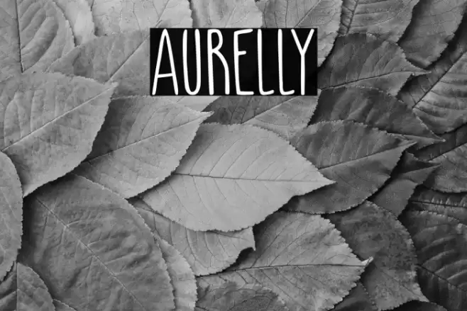AURELLY Font examples