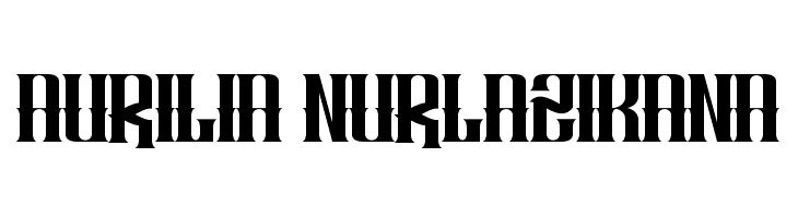 AURILIA NURLAZIKANA  Descarca Fonturi Gratis