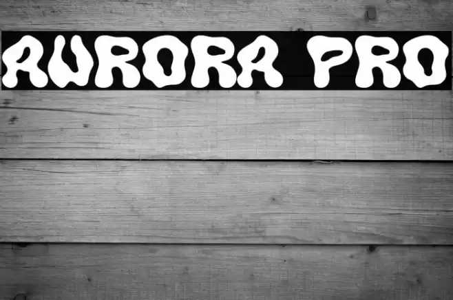 AURORA PRO Font examples