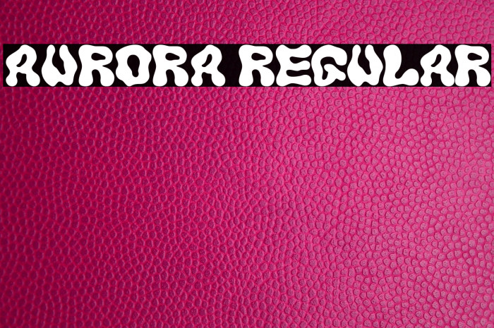 AURORA Regular Example 1