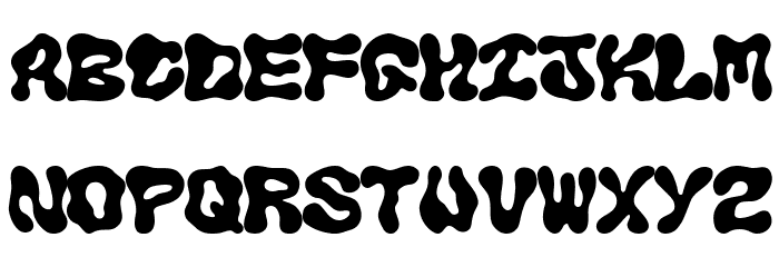 AURORA Regular Font LOWERCASE