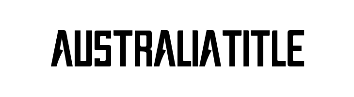 AUSTRALIA TITLE  Frei Schriftart Herunterladen