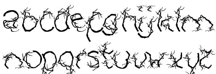 AUTUMN Font LOWERCASE