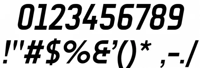 AUdimat Bold Italic Font OTHER CHARS