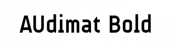 AUdimat Bold  नि: शुल्क फ़ॉन्ट्स डाउनलोड
