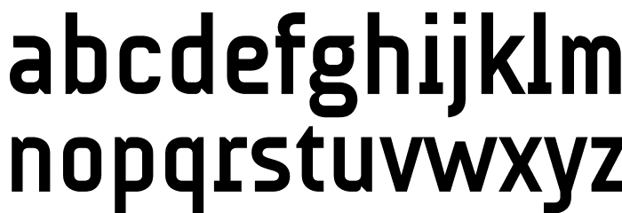 AUdimat Bold Font LOWERCASE