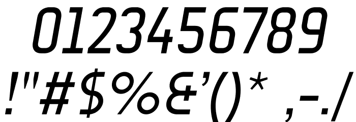 AUdimat Italic Font OTHER CHARS