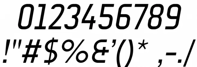 AUdimat Italic Font OTHER CHARS