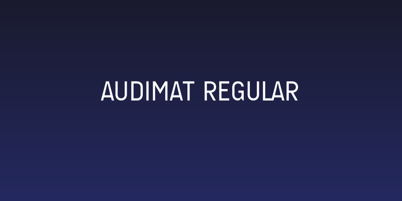 AUdimat Regular Social Header