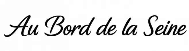 Au Bord de la Seine  font caratteri gratis