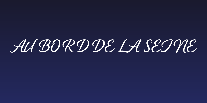 Au Bord de la Seine Social Header