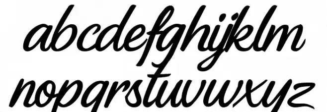 Au Bord de la Seine फ़ॉन्ट लोअरकेस