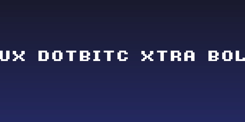 AuX DotBitC Xtra Bold Social Header