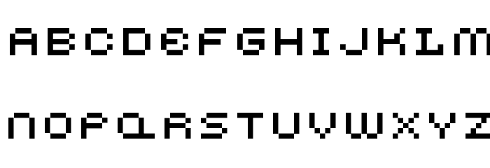 AuX DotBitC Xtra SmallCaps Font LOWERCASE