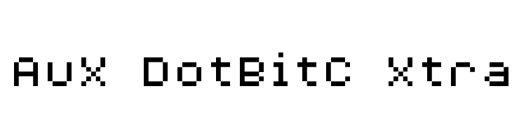 AuX DotBitC Xtra Font