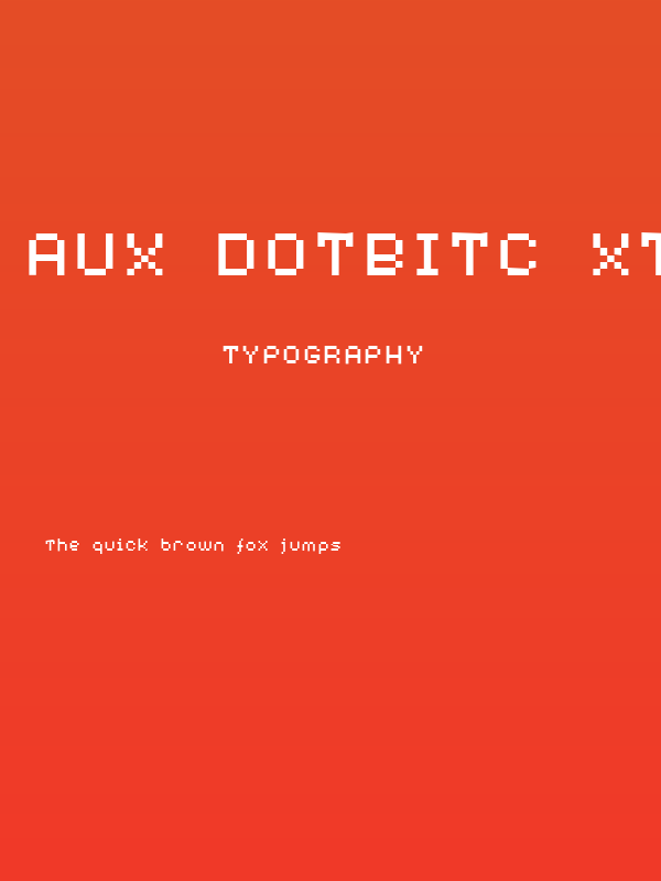 AuX DotBitC Xtra Poster
