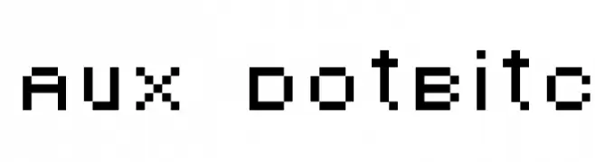 AuX DotBitC  Fuentes Gratis Descargar