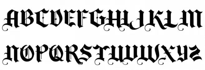 Aubange Belgium Regular Schriftart Groß
