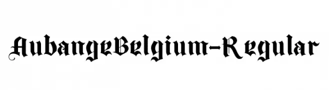 AubangeBelgium-Regular  baixar fontes gratis