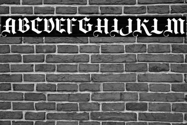 AubangeBelgium-Regular Font examples