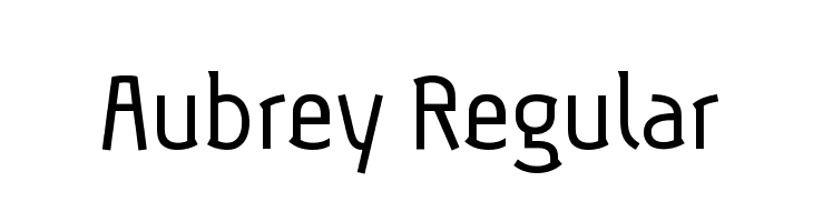 Aubrey Regular  Descarca Fonturi Gratis