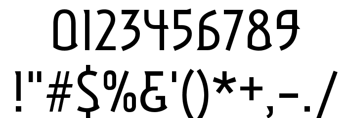 Aubrey Regular Font OTHER CHARS