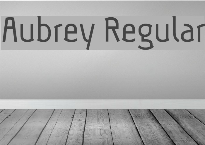 Aubrey Regular Font examples