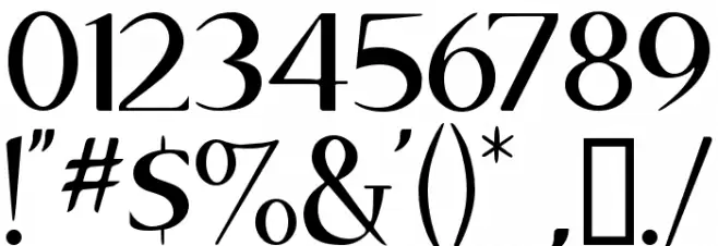 Aubrey Font OTHER CHARS