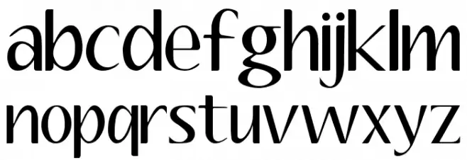 Aubrey Font LOWERCASE