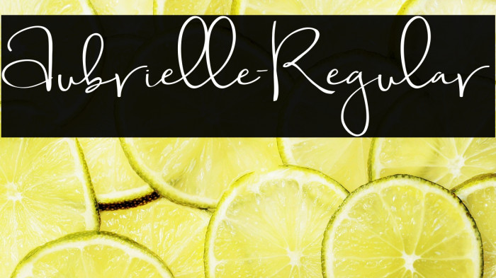 Aubrielle-Regular Example 3