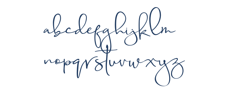 Aubrielle-Regular Lowercase