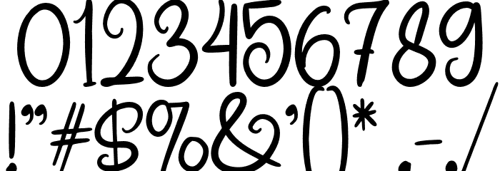 AubrietaDEMO-Regular Font OTHER CHARS