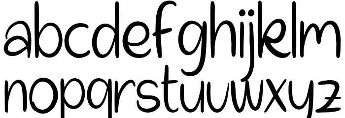 AubrietaDEMO-Regular Font LOWERCASE