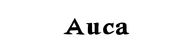 Auca  font caratteri gratis