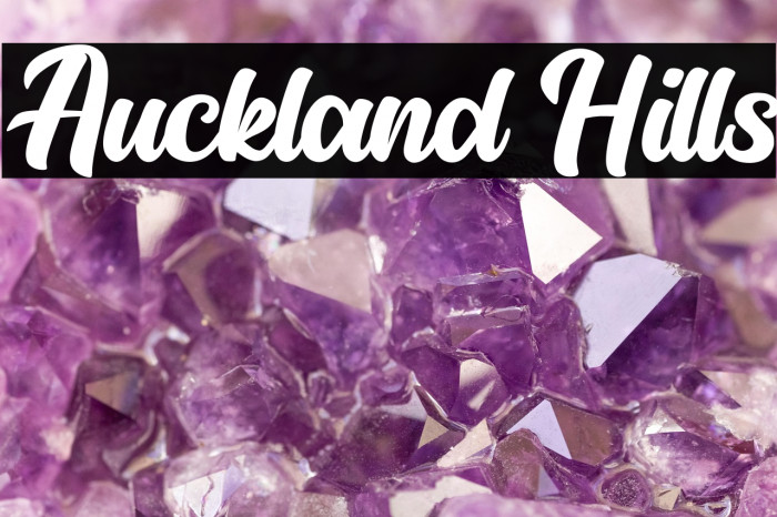 Auckland Hills Example 3