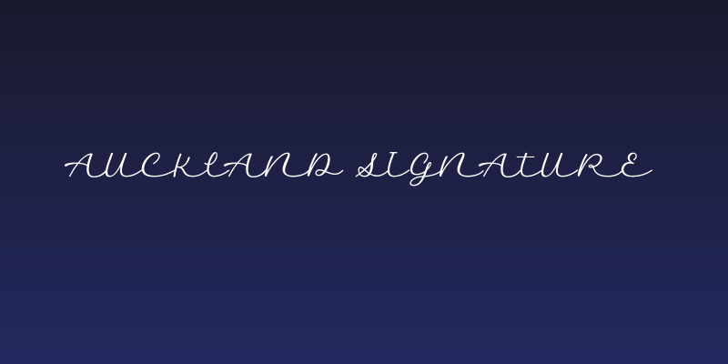 Auckland Signature Social Header