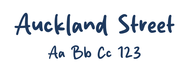 Auckland Street Font Preview