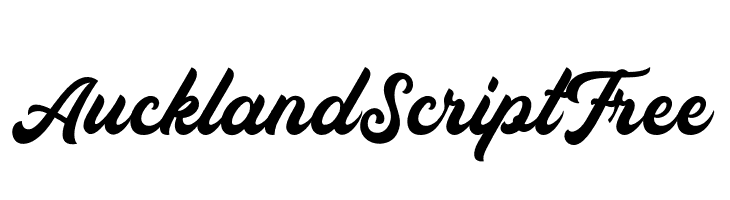 AucklandScriptFree  font caratteri gratis