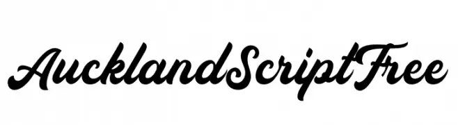AucklandScriptFree  les polices de caractères gratuit tlcharger