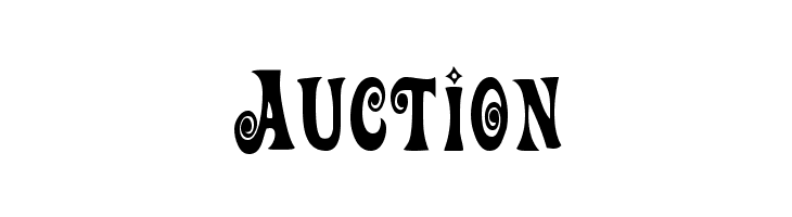 Auction  नि: शुल्क फ़ॉन्ट्स डाउनलोड
