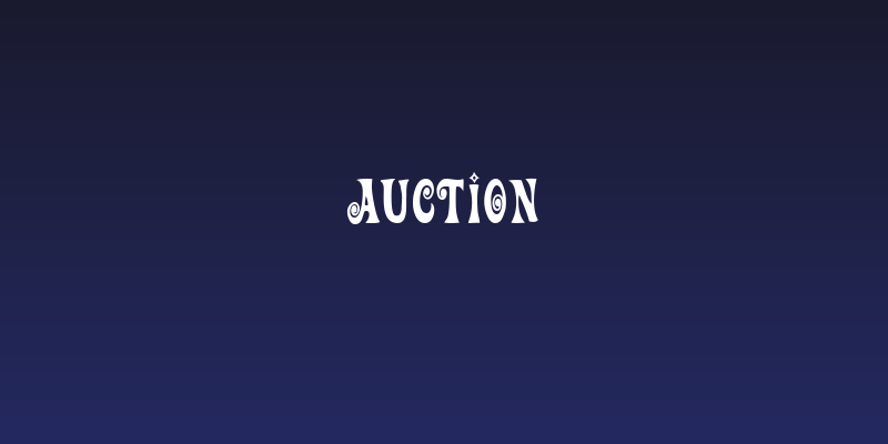 Auction Social Header